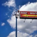 nach der Montage des www.Hier-werben.at Banners