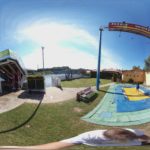 360° Panorama zwischen Trampolin und Clubhaus