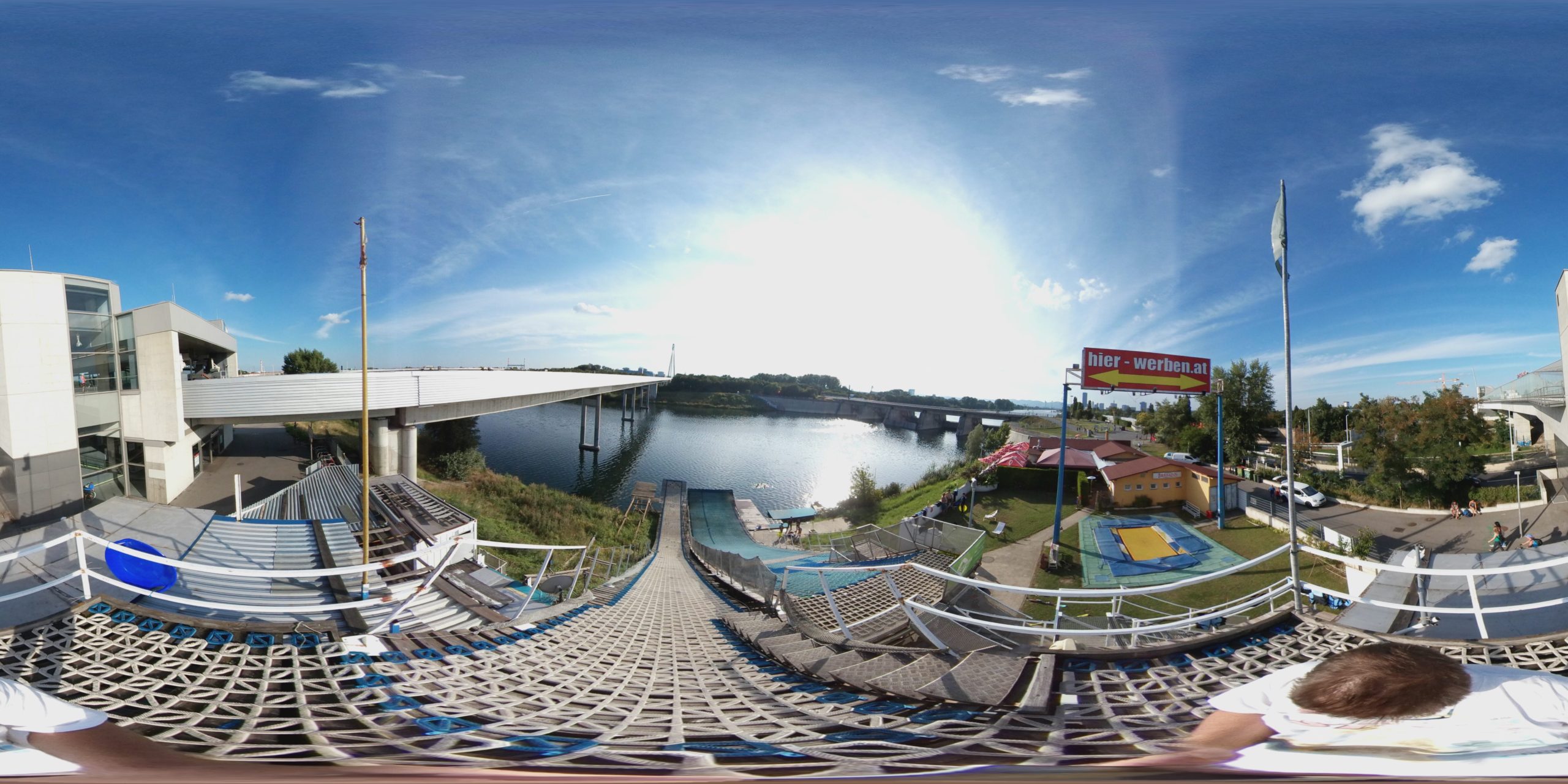 360° Panorama am Start der Grossen Schanze