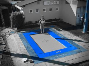 Neue Trampolin Federnabdeckung